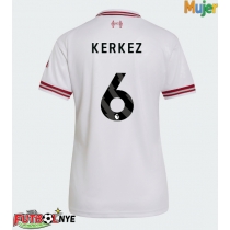 Camiseta Liverpool Milos Kerkez #6 Visitante Equipación para mujer 2026-27 manga corta
